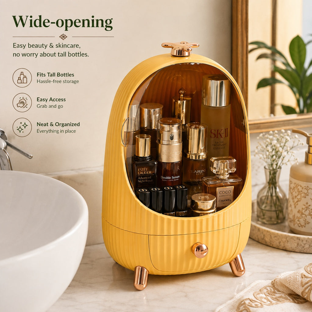 Neat Theory makeup organizer wide opening