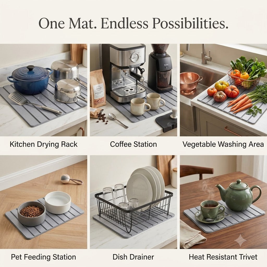 Neat Theory stone mat multiple kitchen uses
